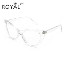 ROYAL GIRL Hot New Transparent Cat Eye Glasses Women Sexy Eyeglasses Fashion Optical ClearLens Glasses ss222