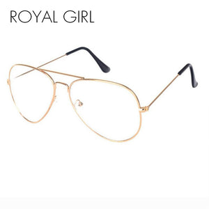 ROYAL GIRL Classic Eyeglasses frame Women glasses frame Men round pilot Glasses ss659