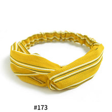 Women's Satin elastic cross headband geranium European and American hair accessories