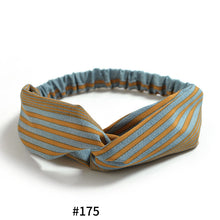 Women's Satin elastic cross headband geranium European and American hair accessories