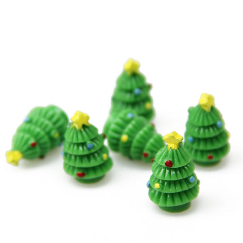 Miniature Micro Resin Tree Ornament For Fairy Garden Moss Micro Landscape Bonsai Decor Craft