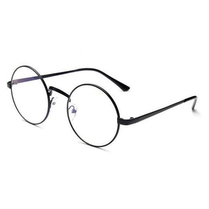 Fashion Unisex Classic Metal Frame Mirror Rounded Glasses