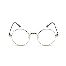 Fashion Unisex Classic Metal Frame Mirror Rounded Glasses