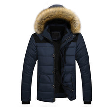 Men Outdoor Warm Winter Thick Jacket Plus Fur Hooded Coat Jacket