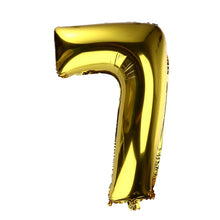 32 inch Thickened Helium Foil Balloons Birthday Number Balloons for Wedding Anniversary Decoration (Gold)