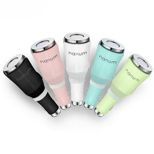 Car Aroma Diffuser Car Aromatherapy Mat Diffuser with Dual Power USB Car Charger 5-Color Selection