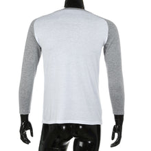 Men Long Sleeve T-Shirt Plain Cotton Tee Casual Bottoming Top Blouse Shirt