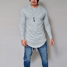 Men Slim Fit O Neck Long Sleeve Muscle Tee T-shirt Casual Tops Blouse