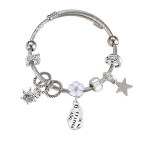 Fashion trend ladies bracelet personalized chain bracelet multicolor