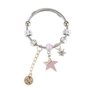 Fashion trend ladies bracelet personalized chained multicolor bracelet