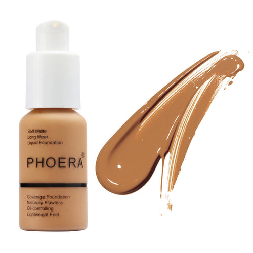 New 30ml PHOERA Matte Oil Control Concealer Liquid Foundation