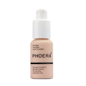 New 30ml PHOERA Matte Oil Control Concealer Liquid Foundation