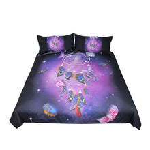 BeddingOutlet Dreamcatcher Bedding Set Colorful Feathers Duvet Cover Boho Life Tree Bedclothes 3pcs Galaxy Nebula Bed Set