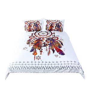 BeddingOutlet Hipster Watercolor Bedding Set Queen Dreamcatcher Duvet Cover Bohemian Printed Bed Cover 3 Pcs Bedclothes